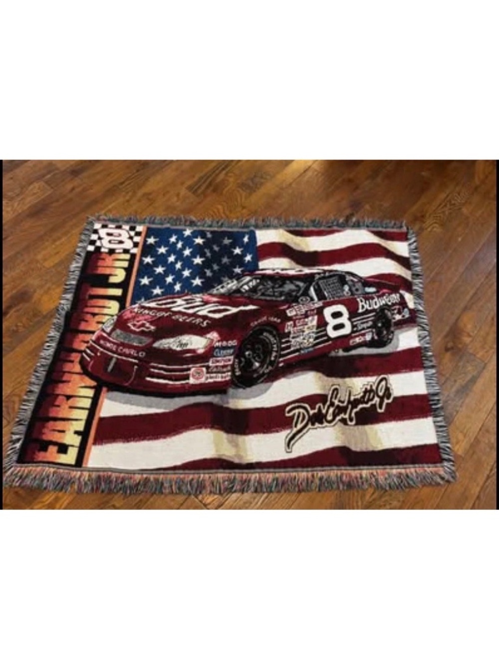 NASCAR Dale Earnhardt Jr #8 Northwest Company Woven Throw Blanket